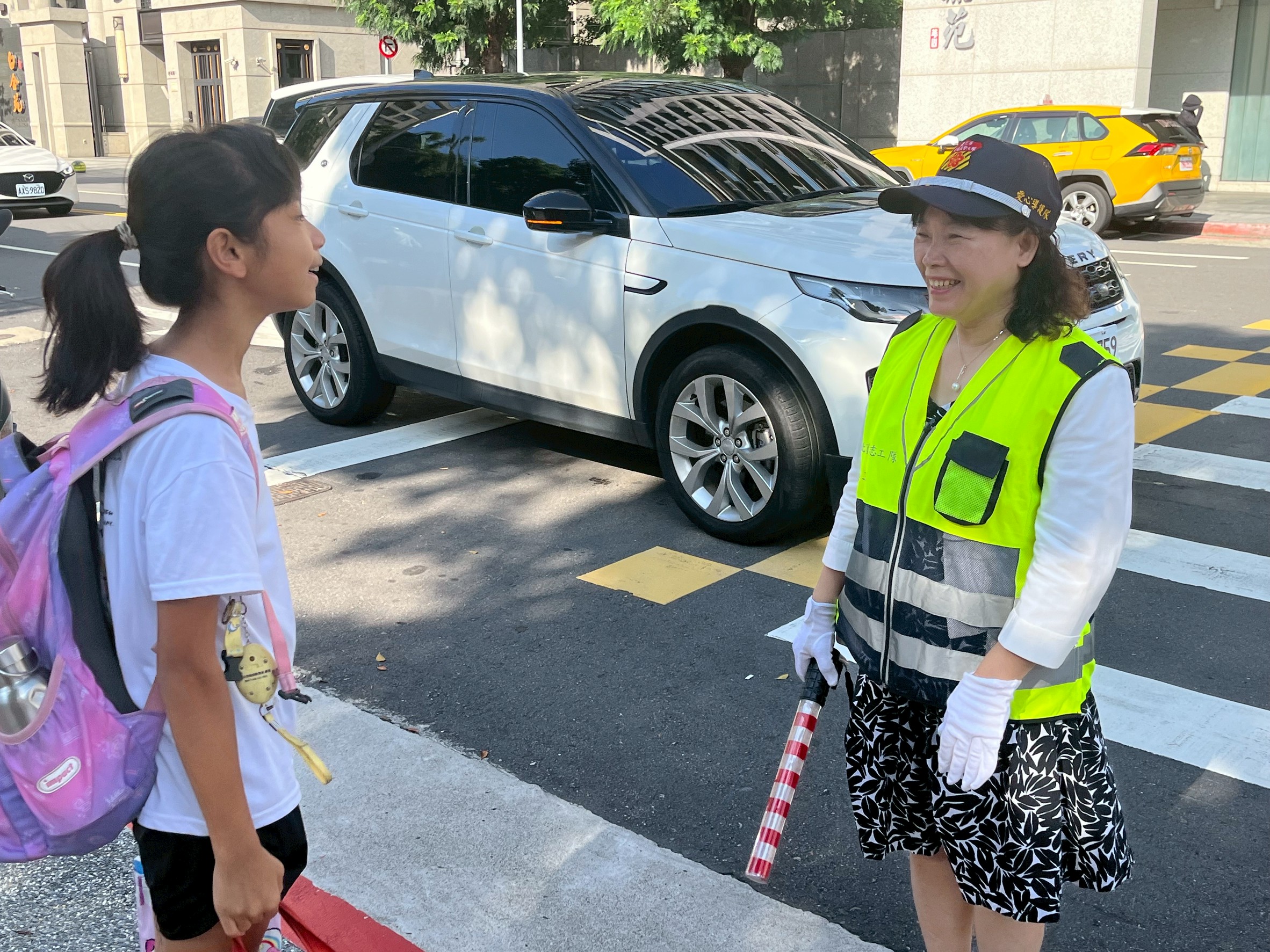 王寶珠與學生互動照